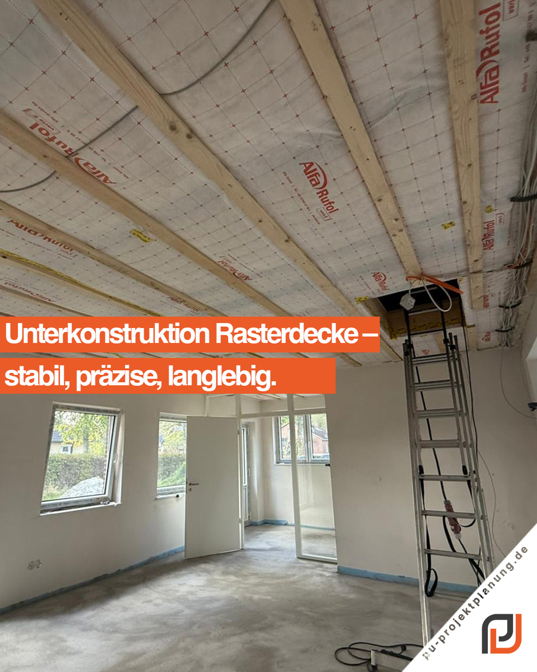 Die PU Projektplanung führt einen professioneller Trockenbau Barssel für optimalen Schallschutz in einem Büro aus.