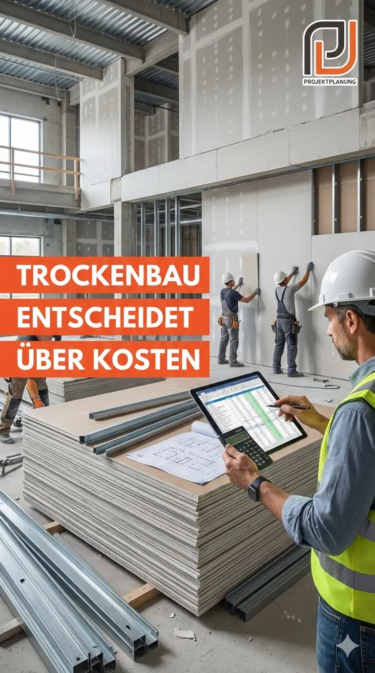 Trockenbau entscheidet über Kosten