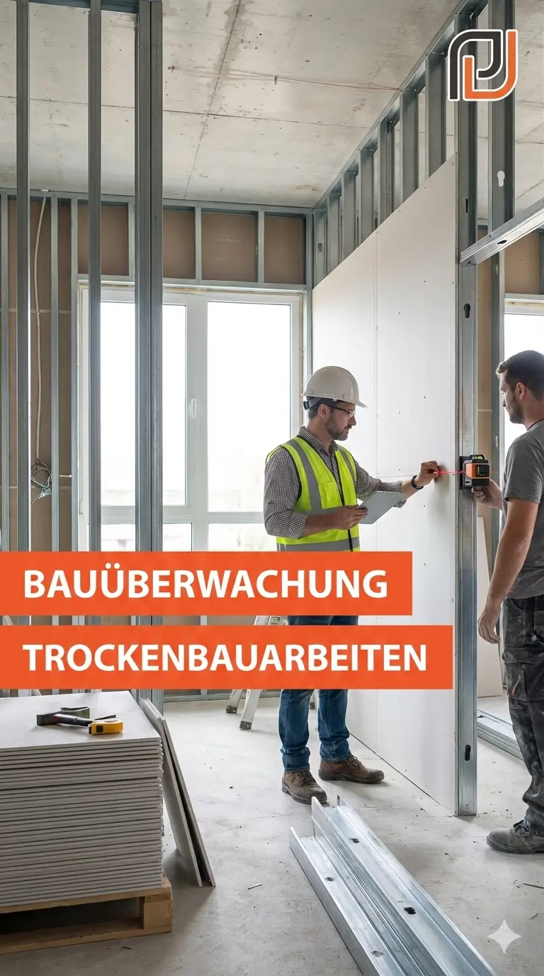 Bauüberwachung Trockenbauarbeiten: Qualität sichern, bevor die Spachtelmasse trocknet