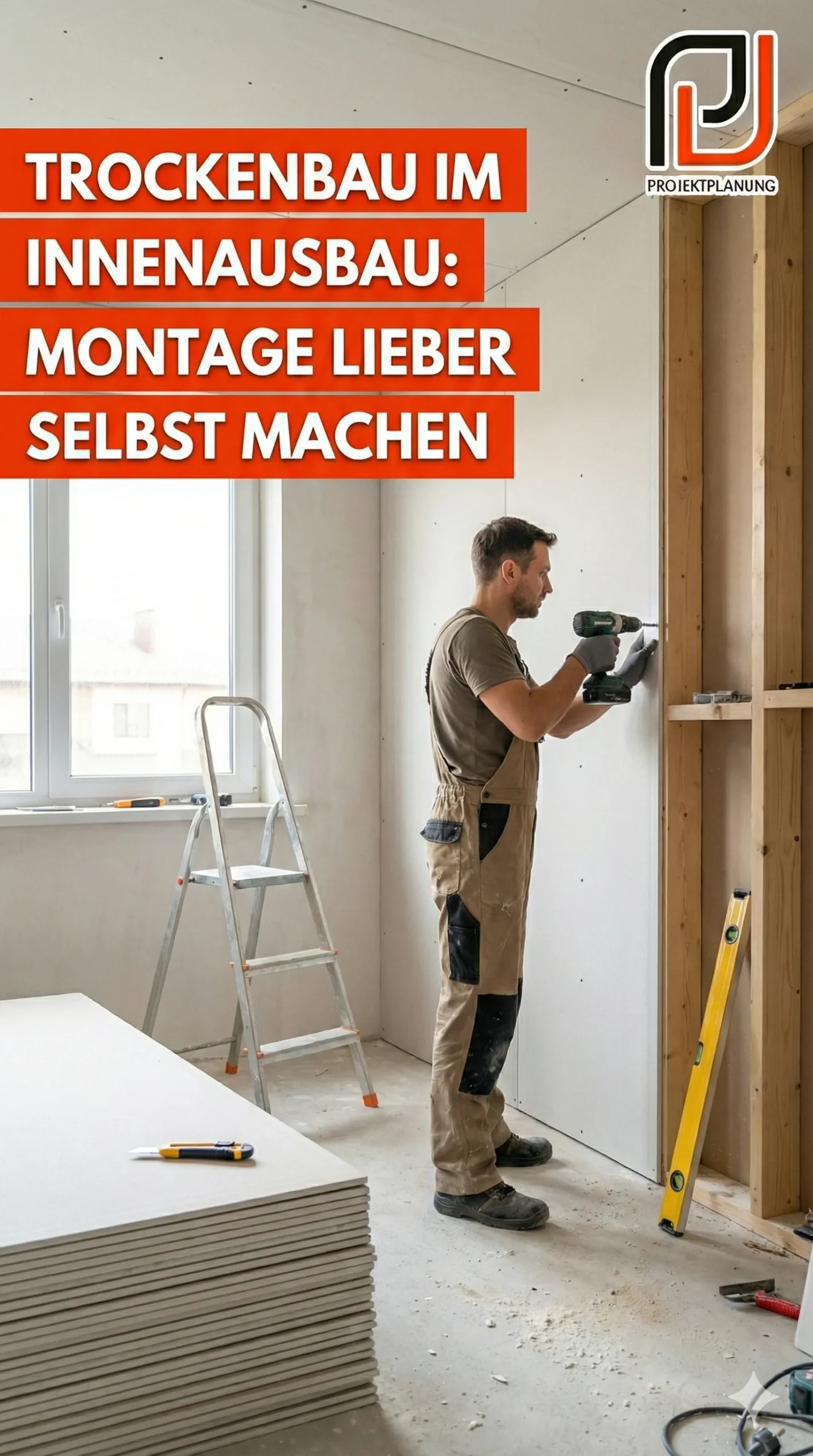 Trockenbau im Innenausbau: Montage lieber selbst machen